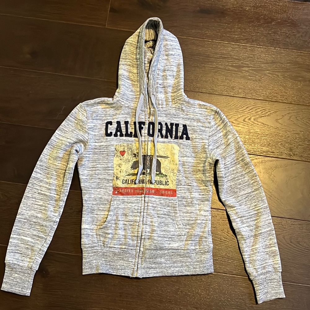 California Zip Up Hoodie